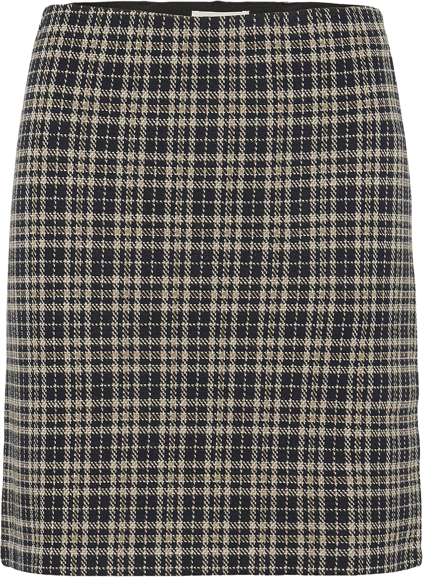 CorinnePW Skirt, från Part Two, i färgen Dark Navy Check 2.