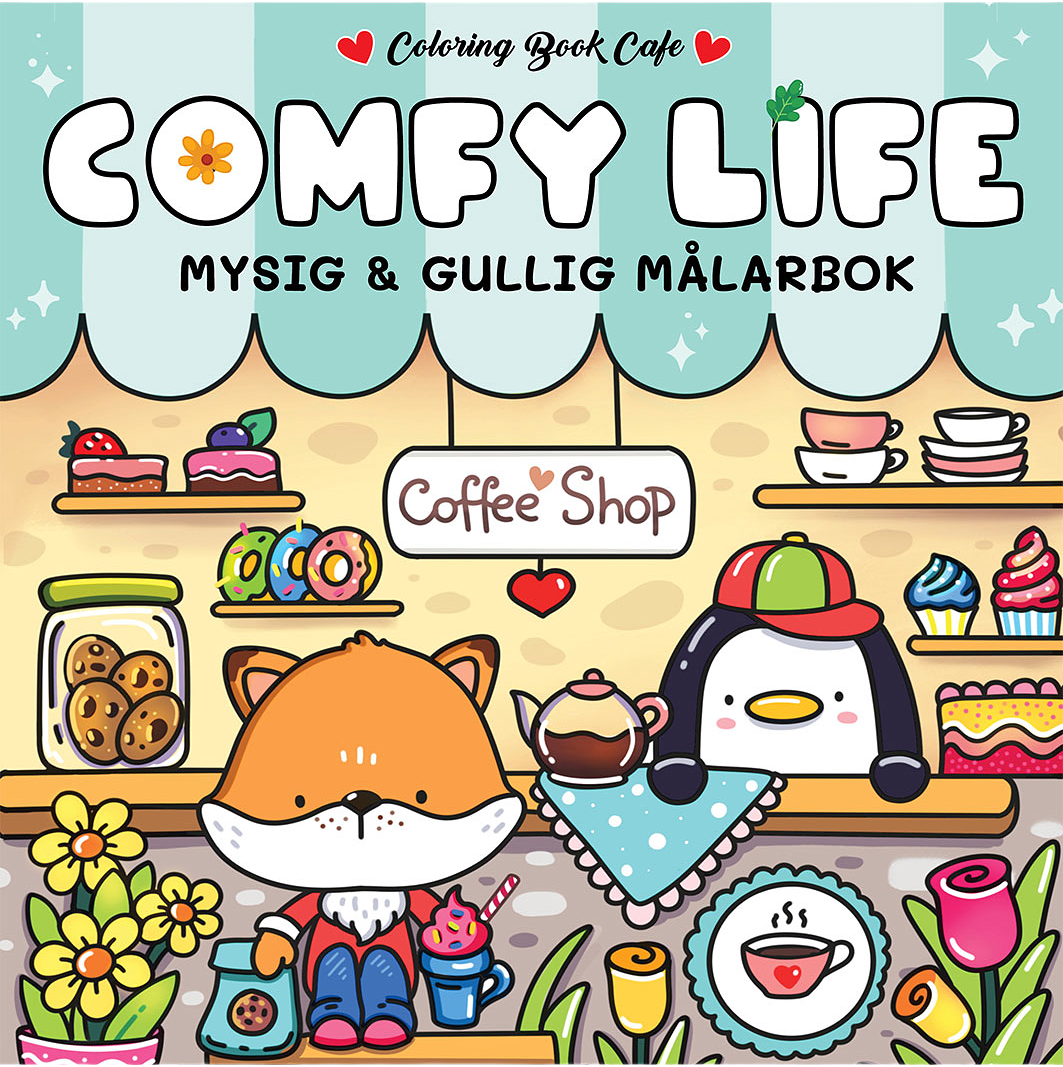Cozy Comfy Life målarbok