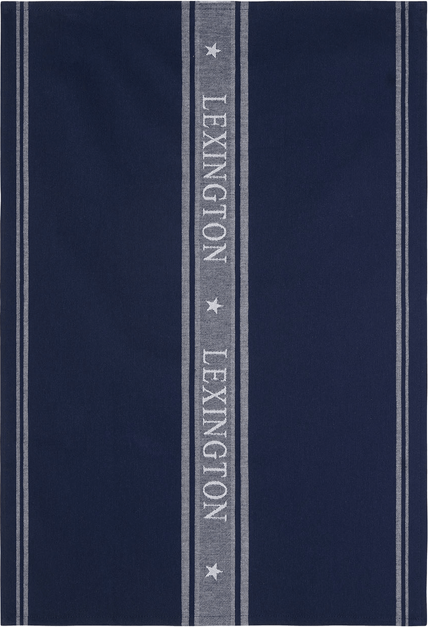 Kökshandduk – Star 50x70 cm, från Lexington, i färgen Dress Blue/White.