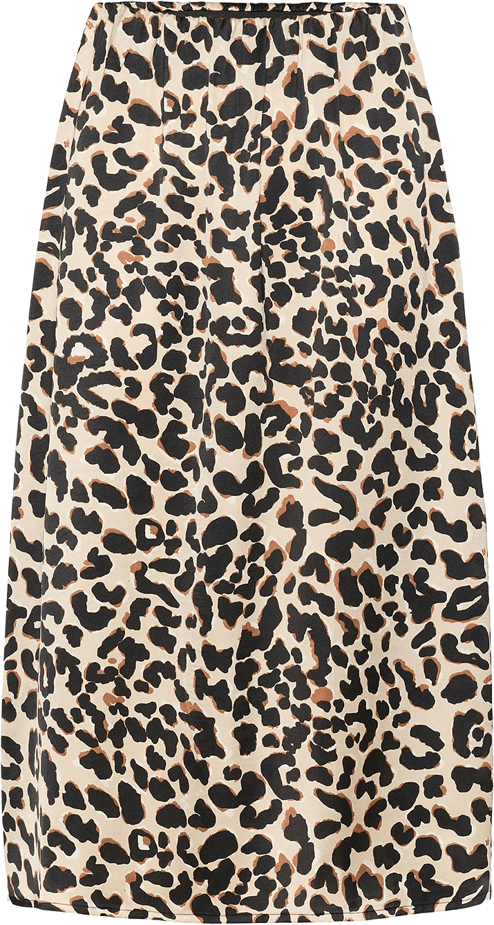 SafinaSZ Skirt, från Saint Tropez, i färgen Soft Regular Leopard.