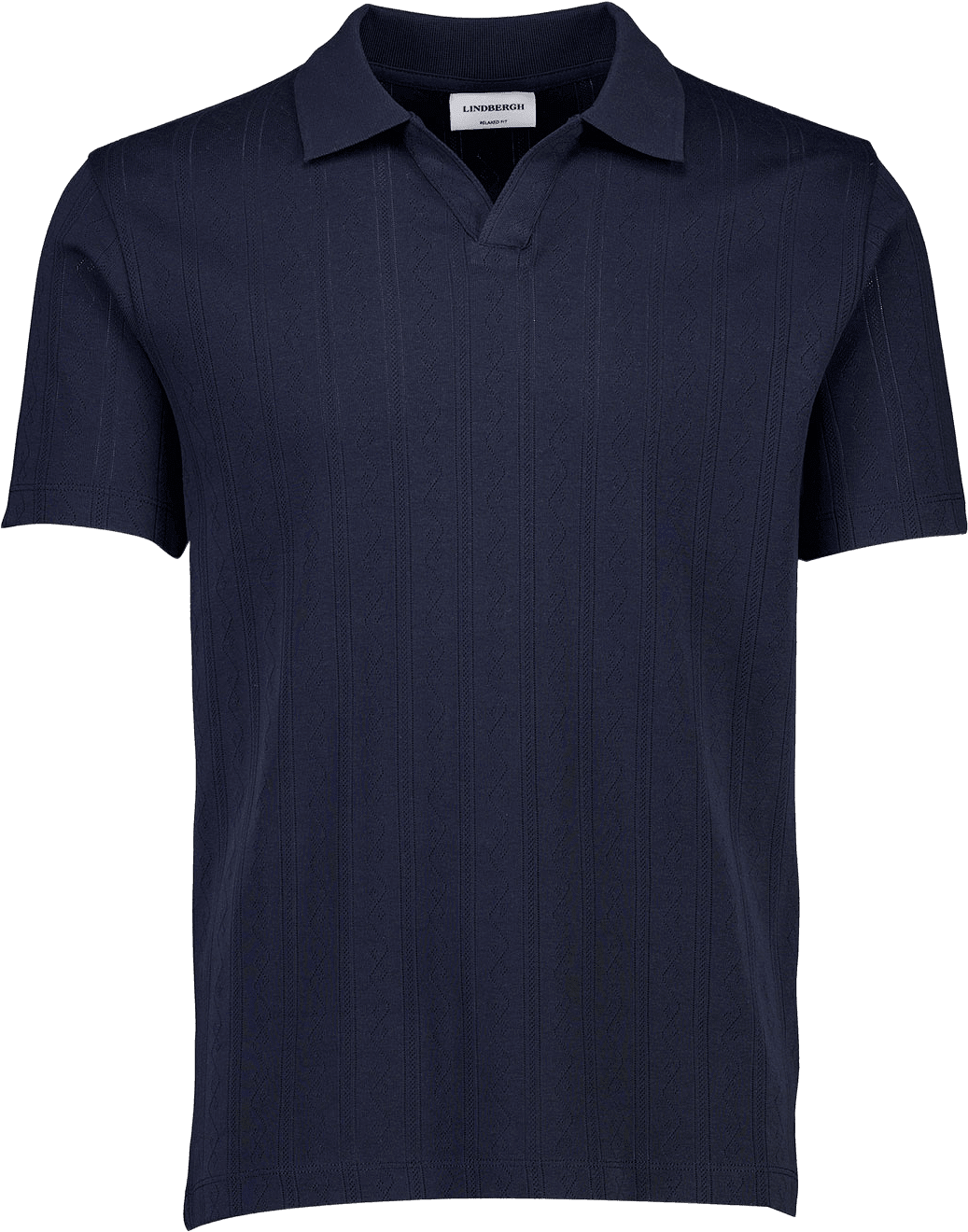 Jacquard V-neck Polo shirt
