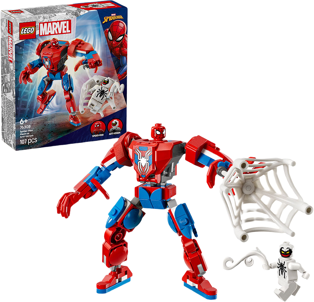 Spider-Mans robot mot Anti-Venom