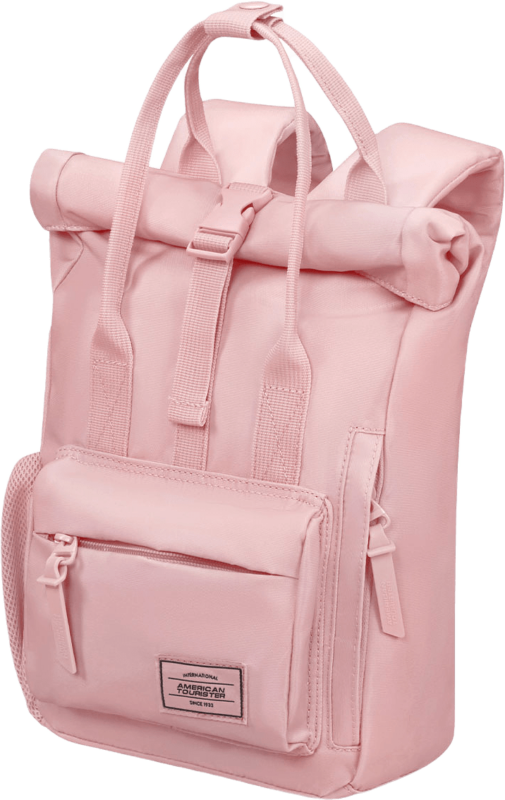 Barnryggsäck city, från American Tourister, i färgen Pastel Pink.