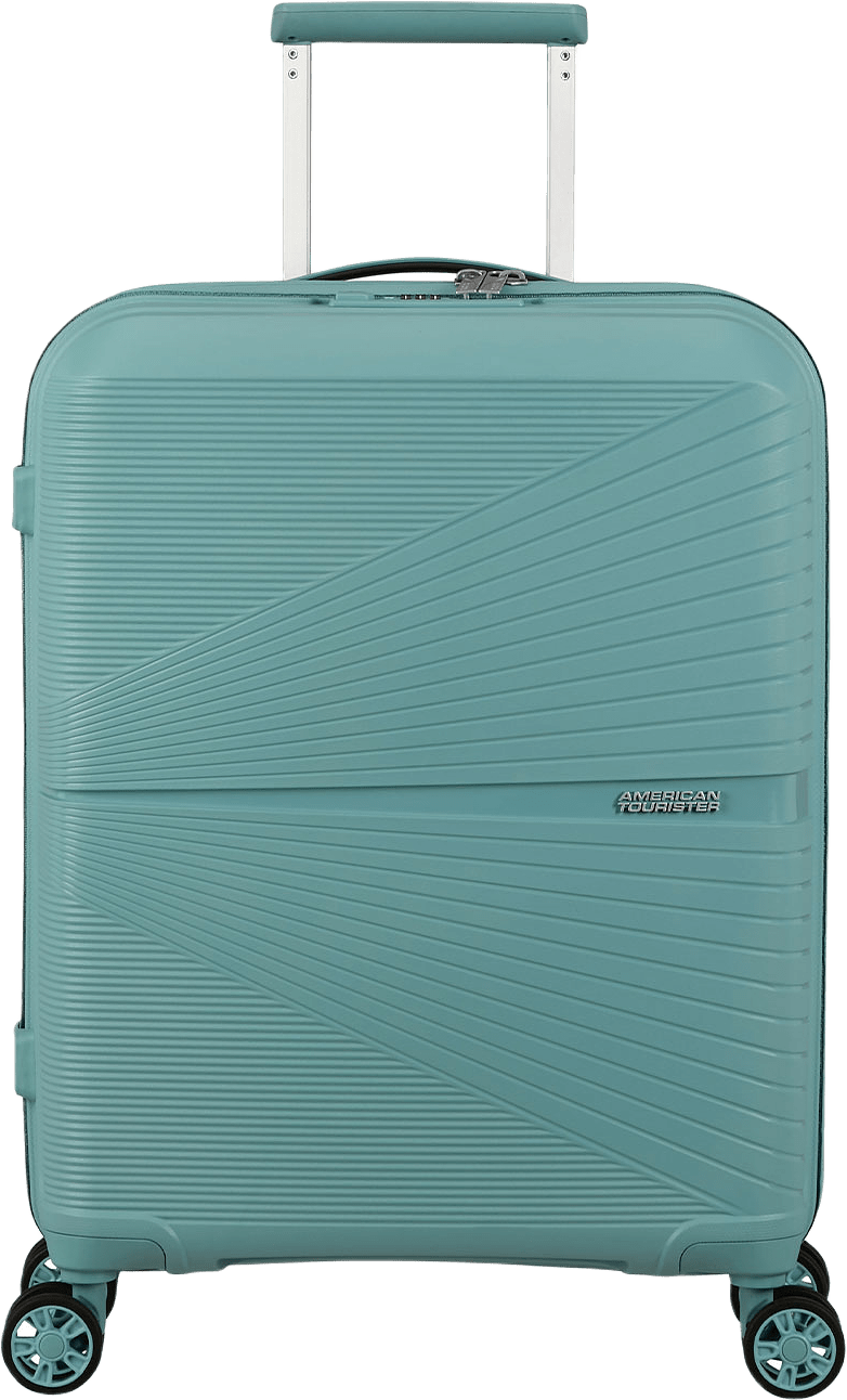 Airconic superlätt kabinväska 55 cm, från American Tourister, i färgen Dusty Turquoise.