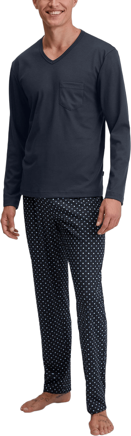 Pyjamas Relax Streamline 41667, från Calida, i färgen Saphir Blue.