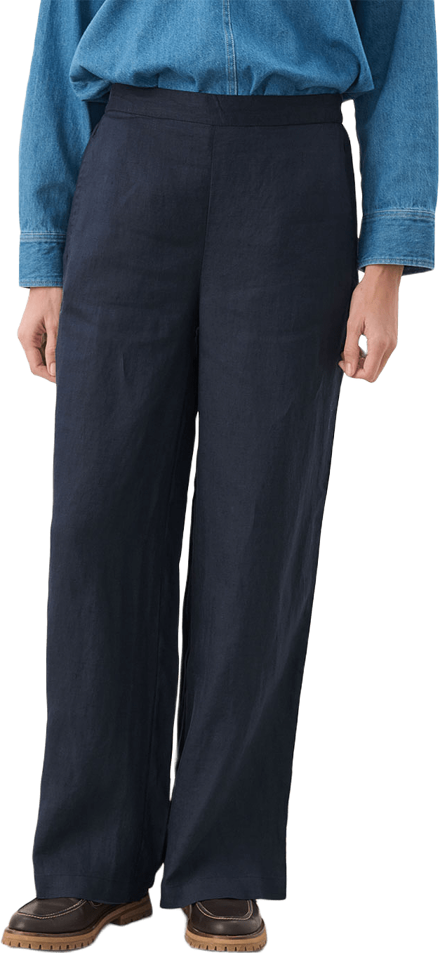 ElnaPW PA Trousers, från Part Two, i färgen Dark Navy.