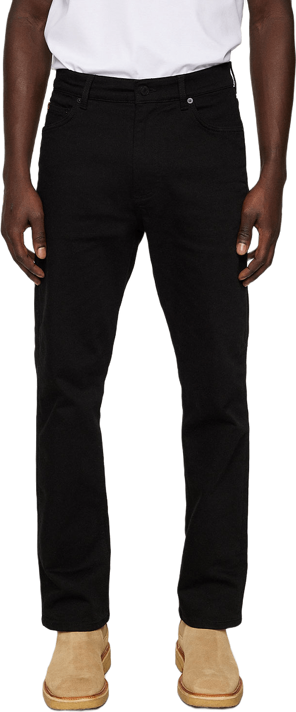 Cody Stay Black Reg Jeans, från J.Lindeberg, i färgen Black.