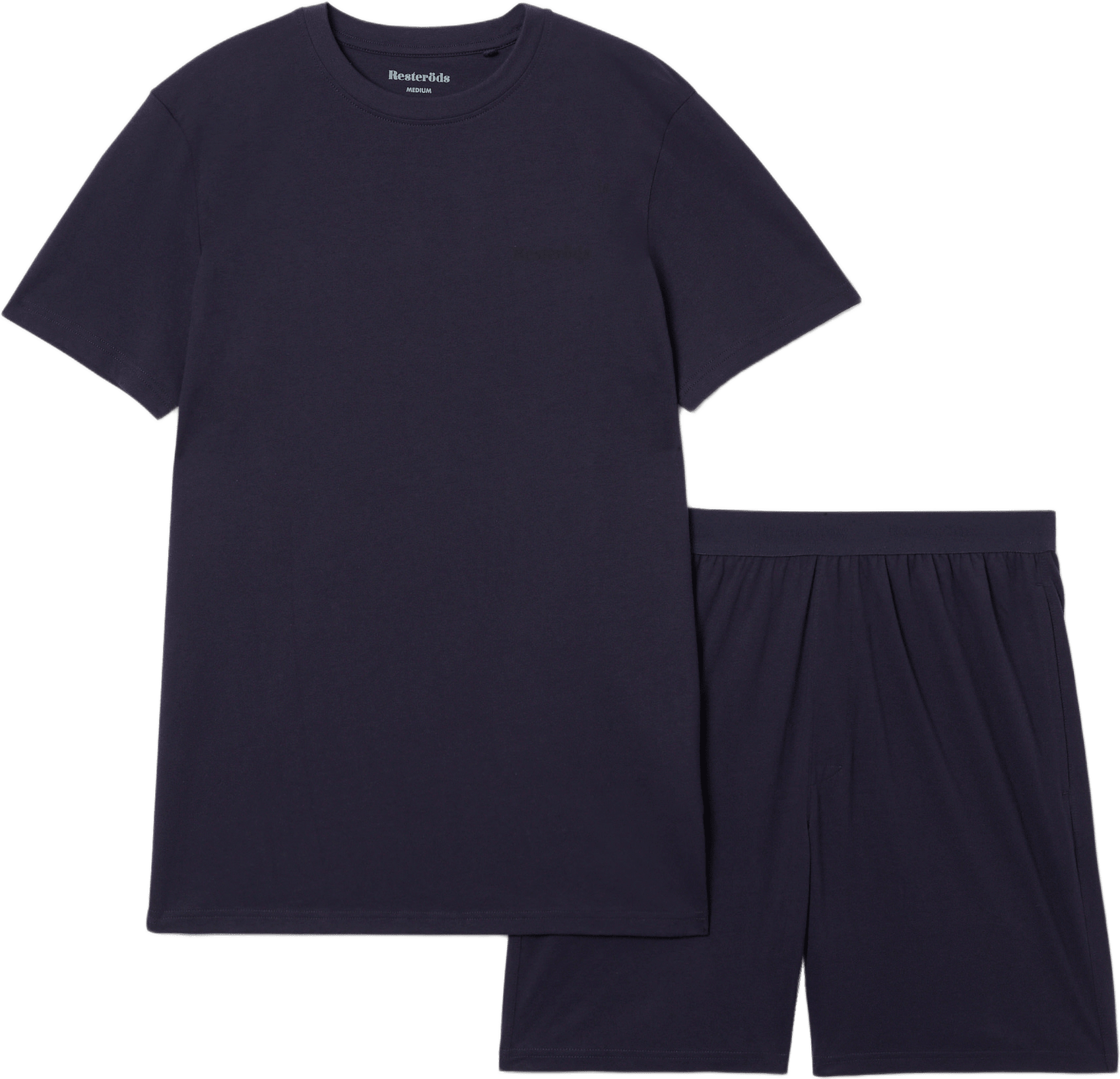 Pyjamasset Shorts, från Resteröds, i färgen Navy/Navy.