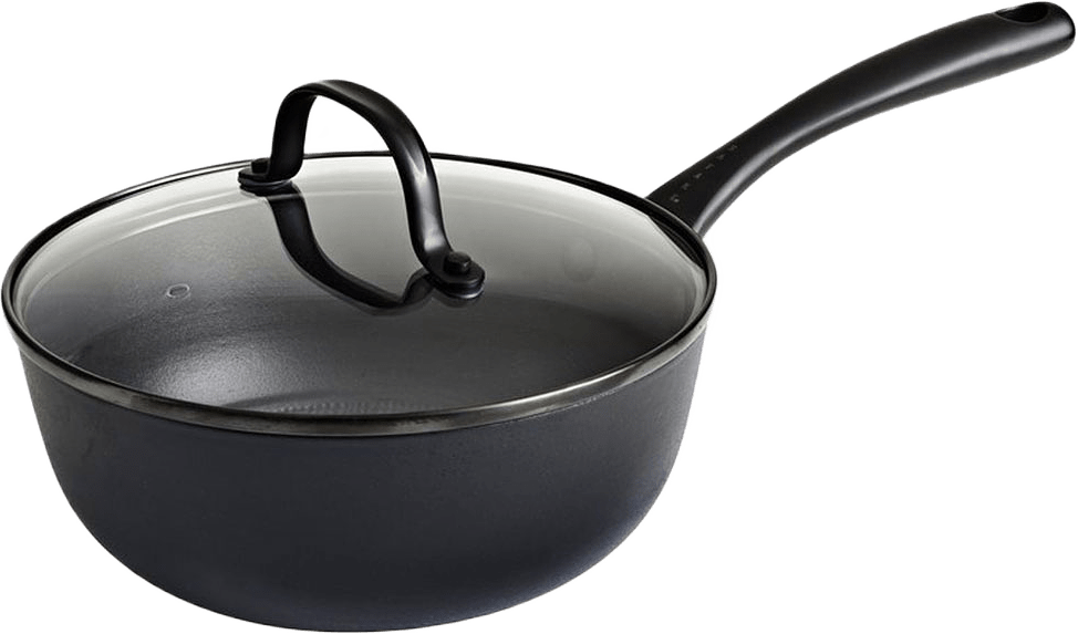 Honeycomb Keramisk Beläggning Sautés 20 cm, från Satake, i färgen Svart.