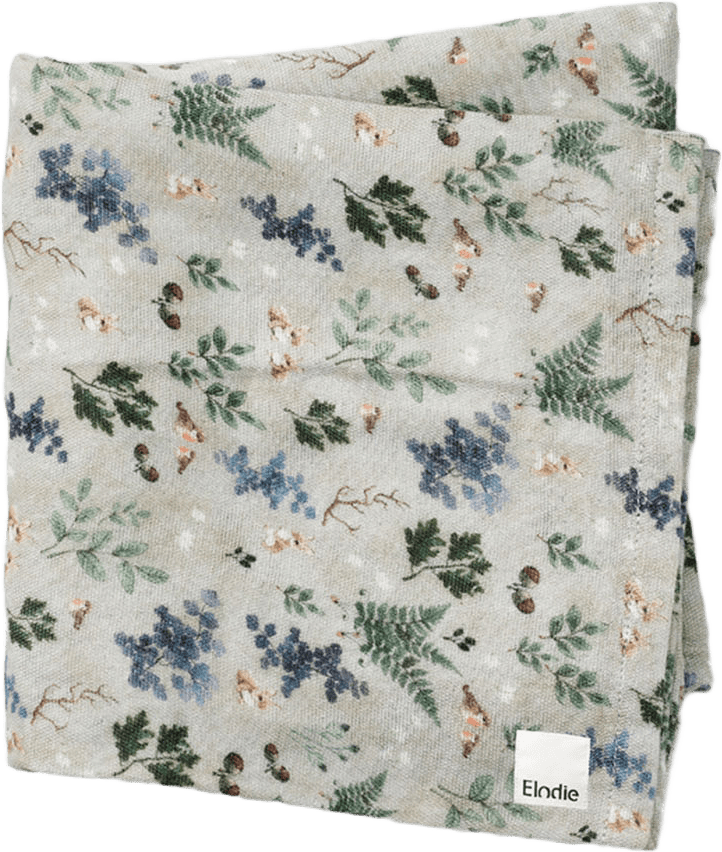 Elodie Bamboo Muslin Blanket, från Elodie Details, i färgen Fairytale Forest.