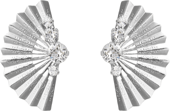 Lucinda Earrings, från Caroline Svedbom, i färgen Rhodium.