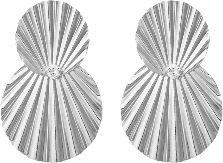 Mischa Earrings, från Caroline Svedbom, i färgen Rhodium.