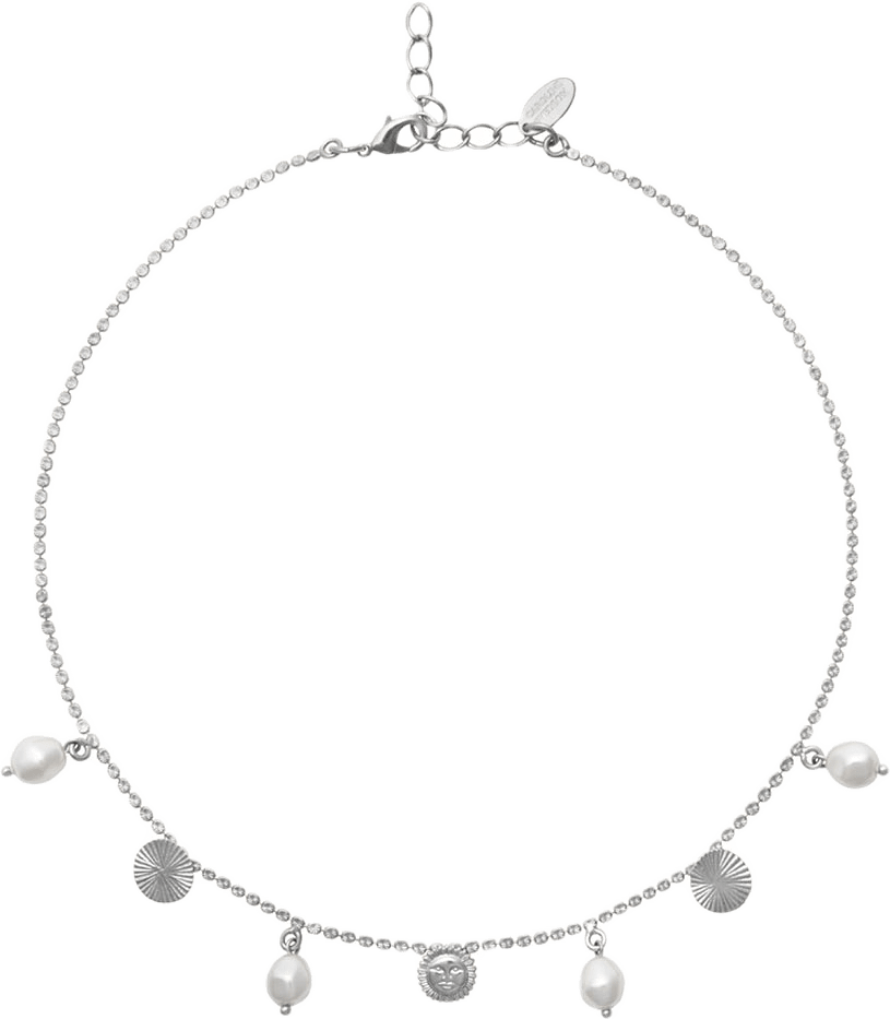 Apollo Multi Necklace, från Caroline Svedbom, i färgen Rhodium.