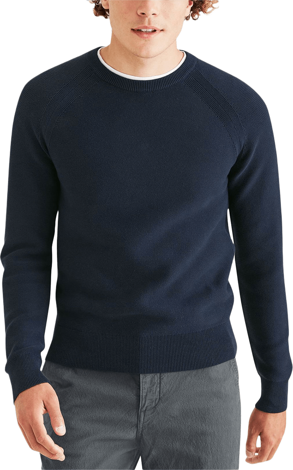 Core Crew Sweater, från Dockers, i färgen Blues.