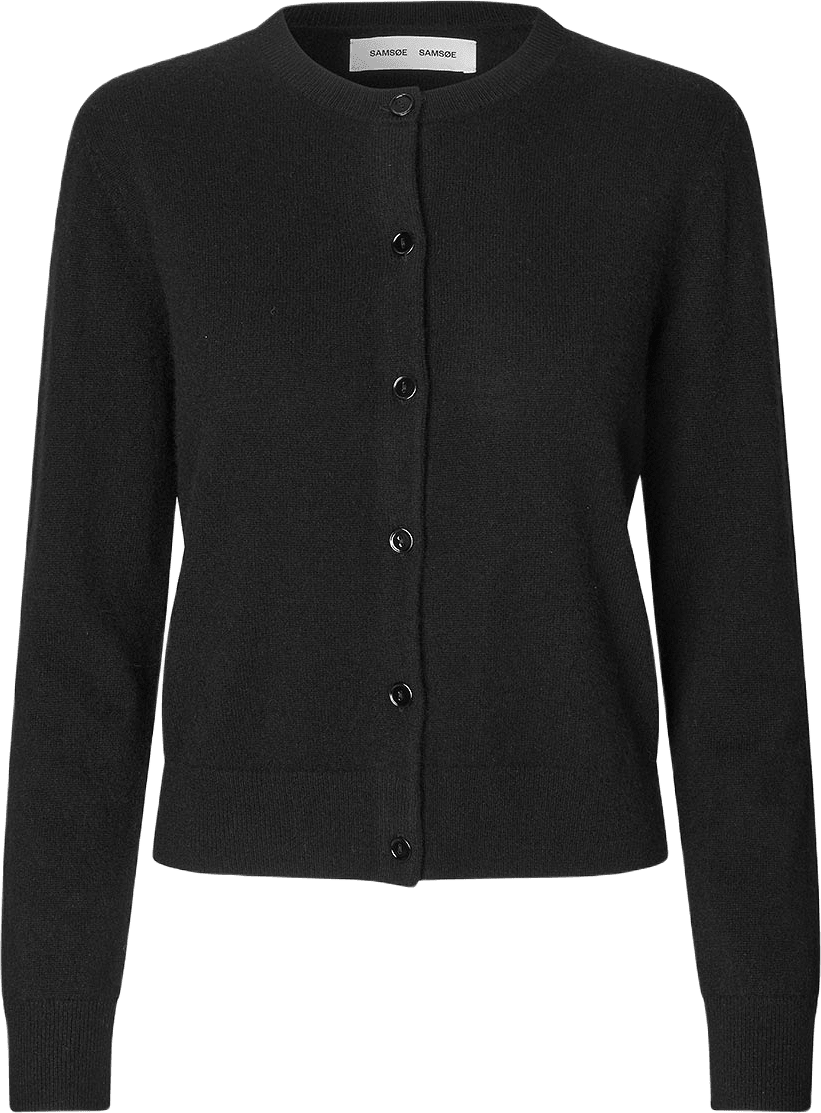 Saboston Cardigan 6304, från SAMSOE SAMSOE, i färgen Black.