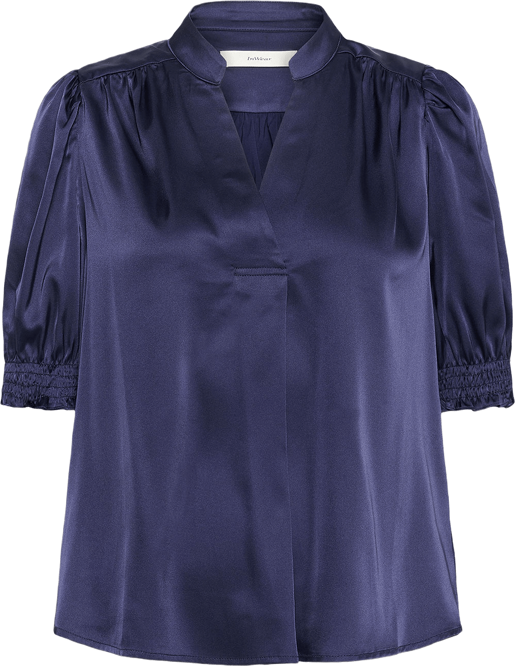 IdinaIW Blouse, från Inwear, i färgen Marine Blue.