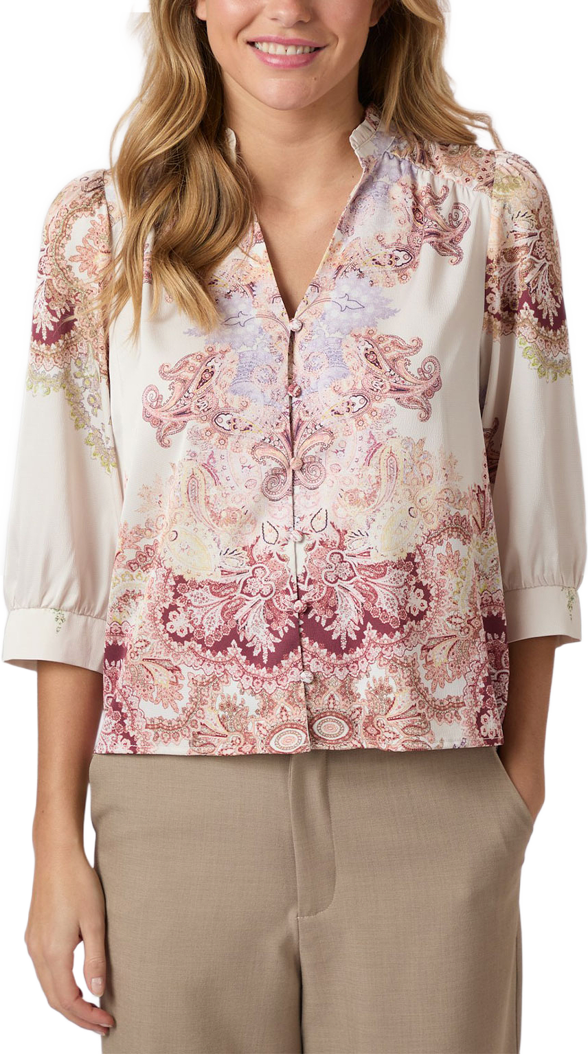 Roselle Artist Paisley Blouse