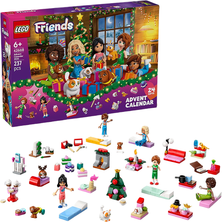 LEGO® Friends Adventskalender 2025, från LEGO.