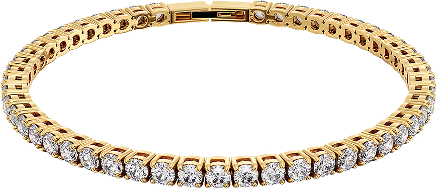 Tennis Bracelet Gold, från Edblad, i färgen Gold.