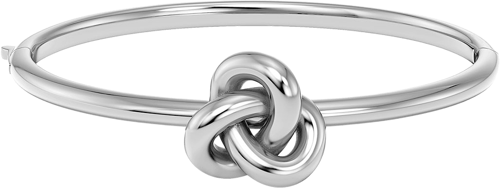 Infinity Knot Bangle Steel