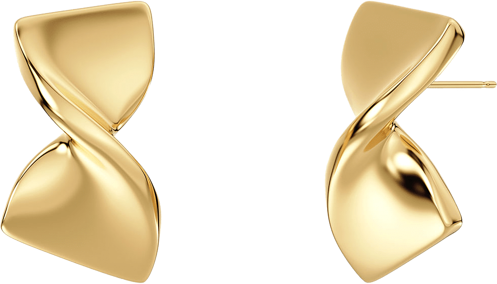 Nuvole Studs L Gold, från Edblad, i färgen Gold.