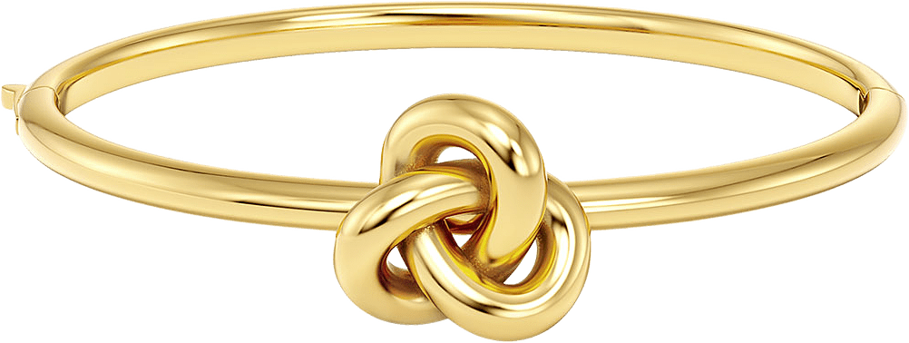 Infinity Knot Bangle Gold