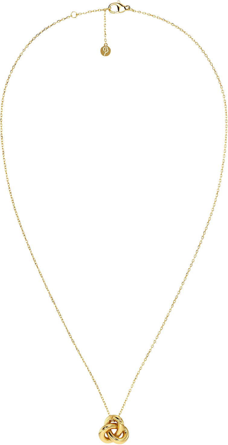 Infinity Knot Necklace S Gold