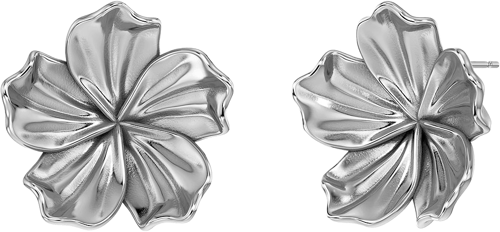 Jasmine Studs L Steel