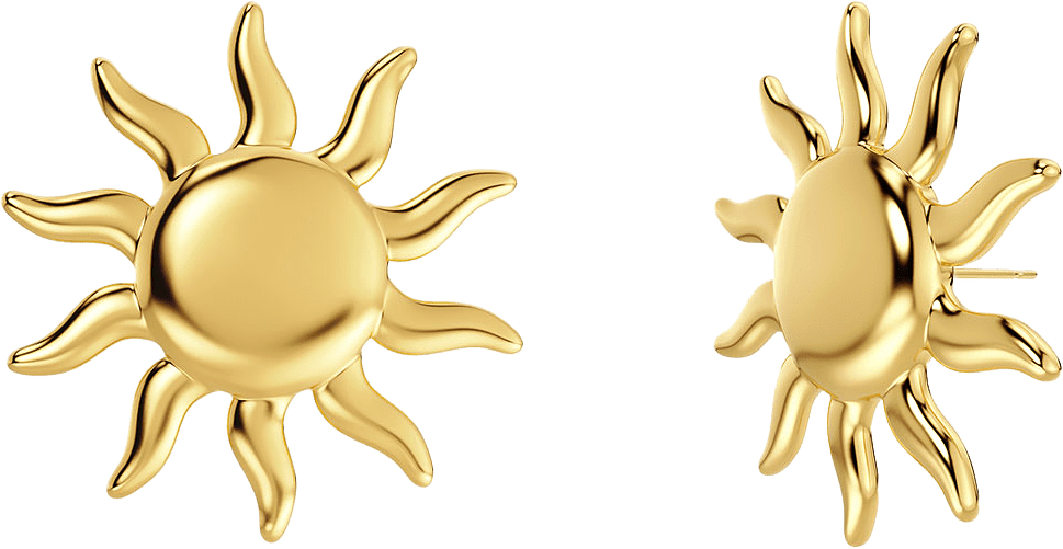 Sun Studs L Gold