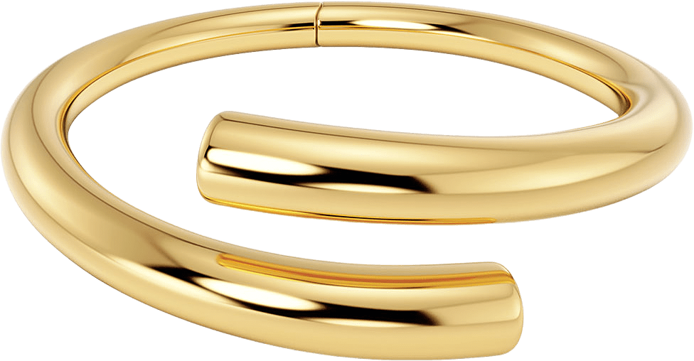 Sweep Bangle Gold