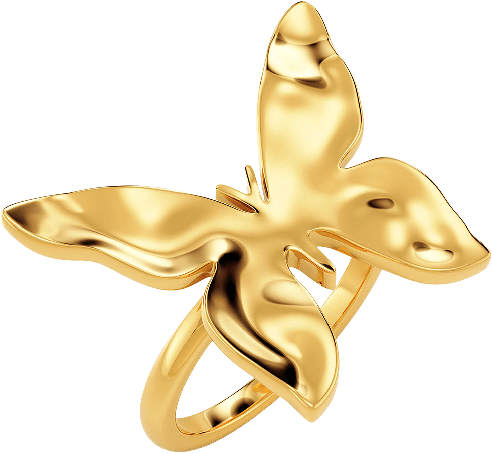 Butterfly Ring S Gold