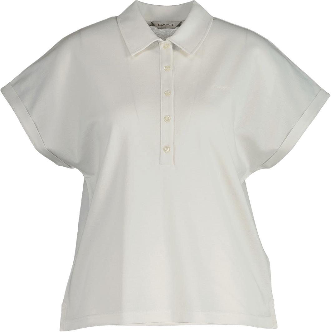 Piqué Polo Shirt, från GANT, i färgen White.