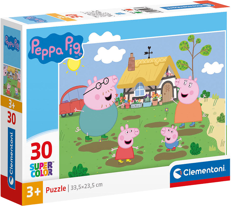 Peppa Pig 30 pcs puzzel, från Clementoni.