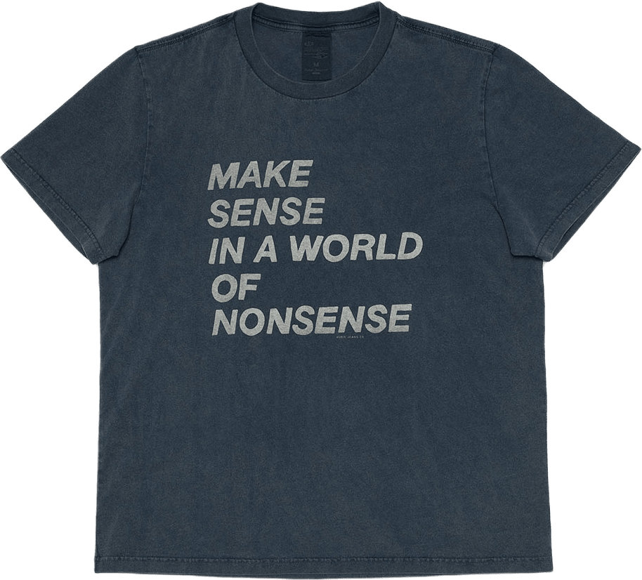 Roy Make Sense T-Shirt Blue