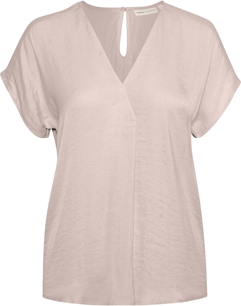 RindaIW Blouse, från Inwear, i färgen Stone.
