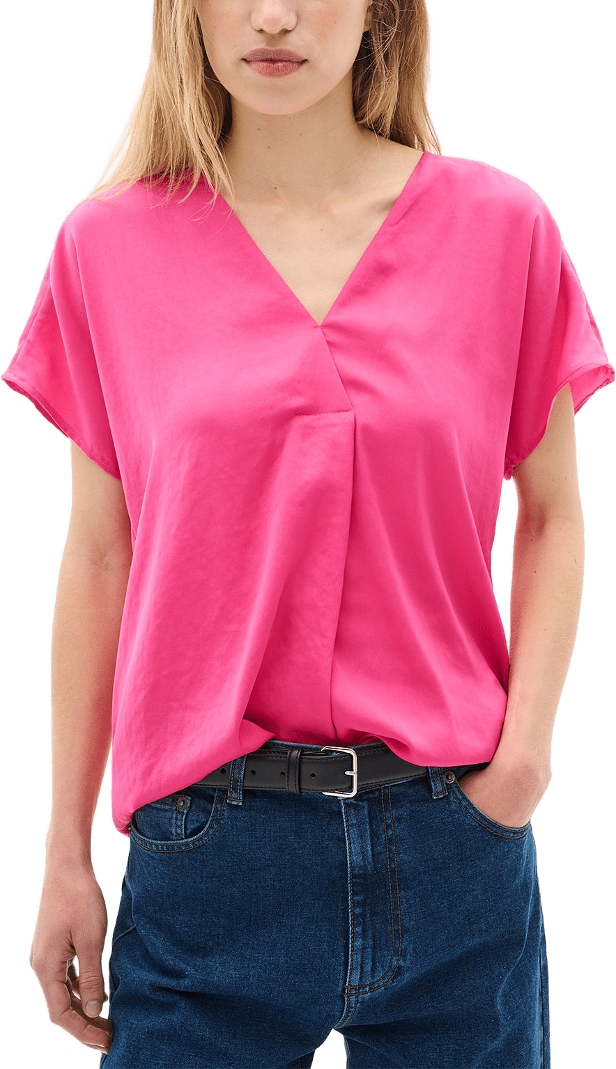 RindaIW Blouse, från Inwear, i färgen Pure Pink.