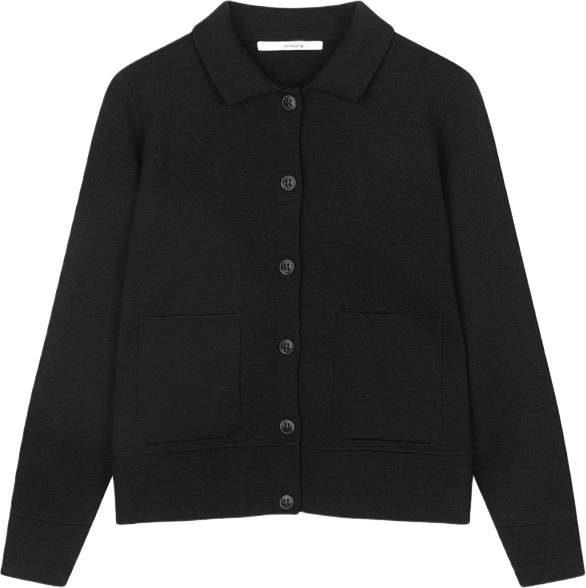 Kaja Cardigan, från Sibin Linnebjerg, i färgen Black.