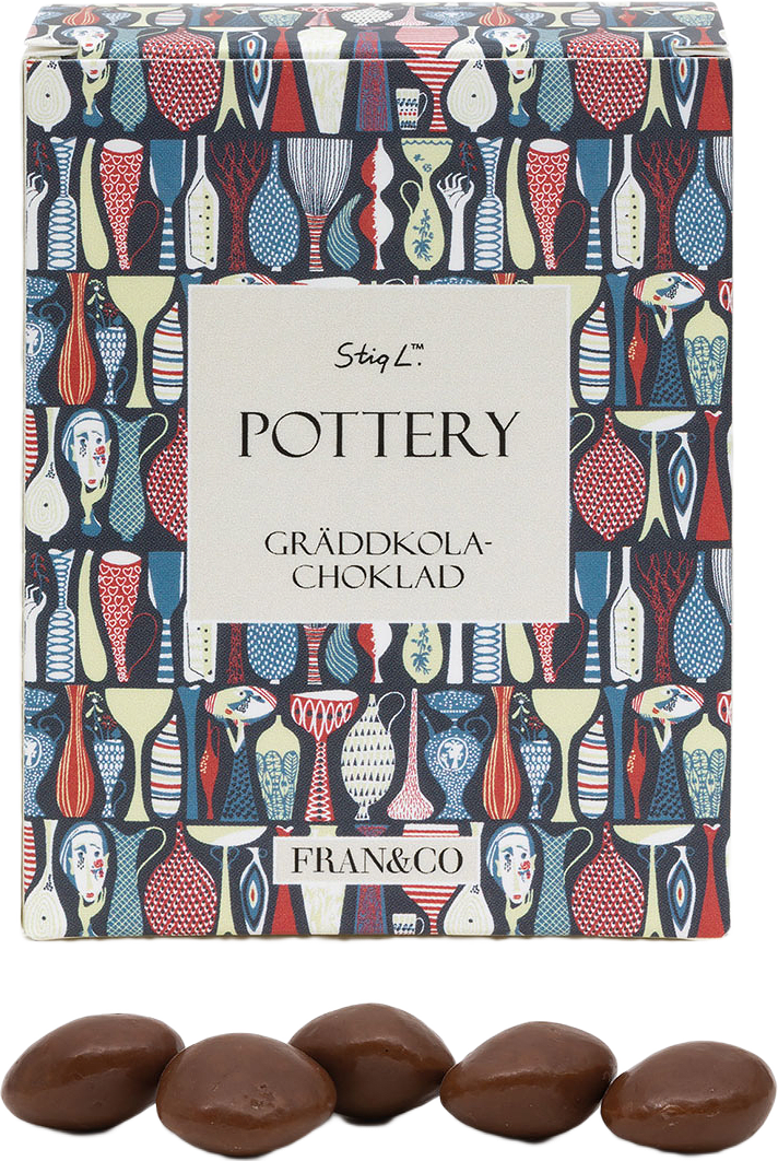 Godisbox Stig Lindberg 100g, från Fran&Co, i färgen Pottery.