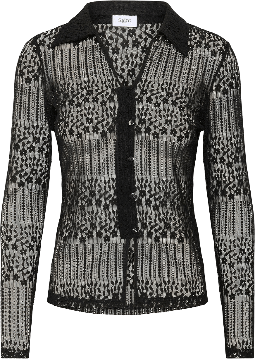 Nicla SZ Shirt, från Saint Tropez, i färgen Black.