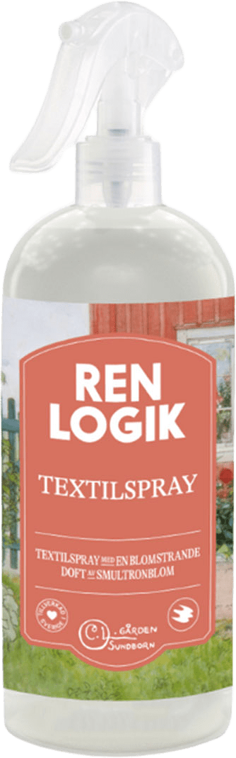 Textilspray Smultronblom, från Ren Logik.