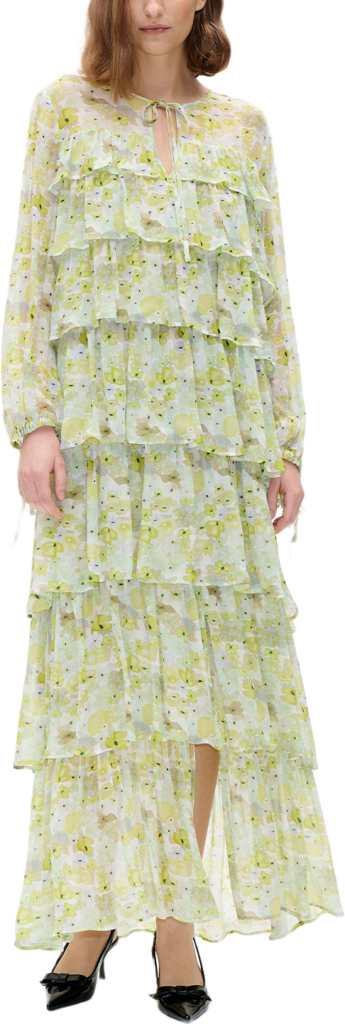 ARIELLE Dress, från Baum und Pferdgarten, i färgen Sunny Lime Flower.