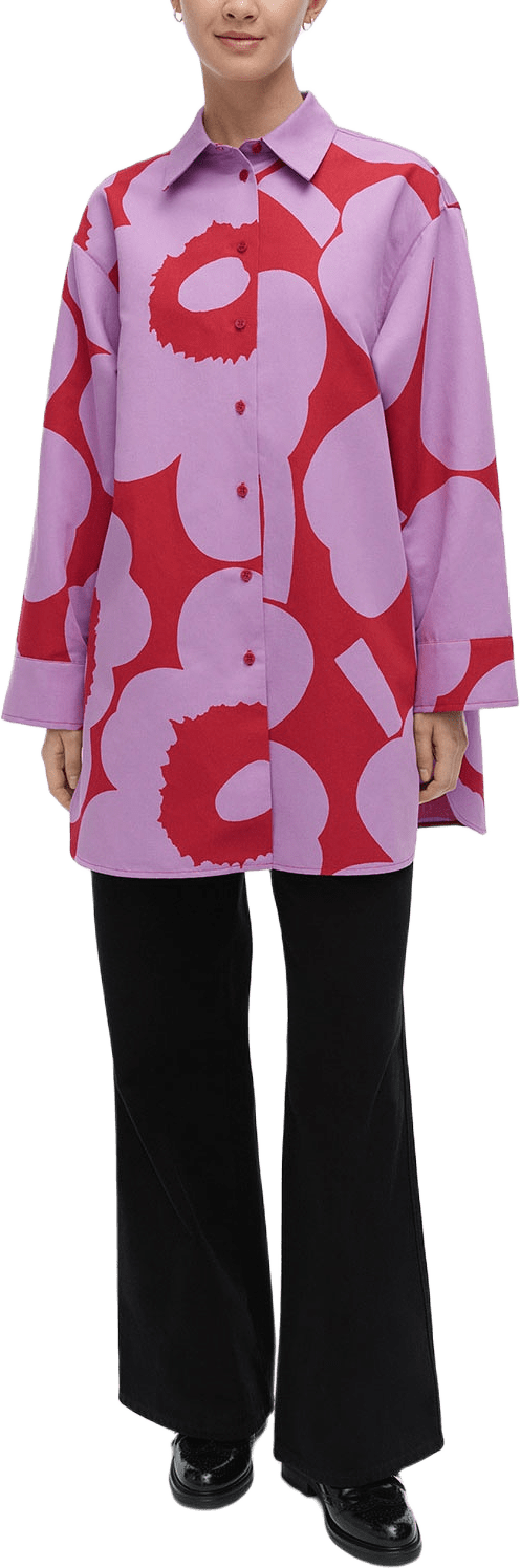 HEITTO UNIKKO Shirt, från Marimekko, i färgen Purple, Red.