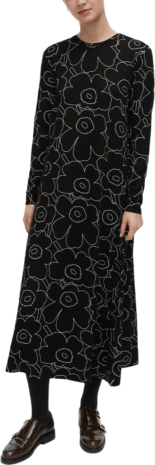 KOLMIN PIIRTO UNIKKO Dress, från Marimekko, i färgen Black, Off White.