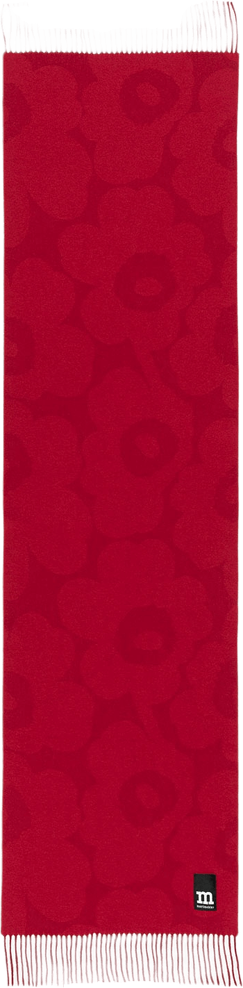 IDENTTINEN UNIKKO Scarves, från Marimekko, i färgen Red, Dark Red.