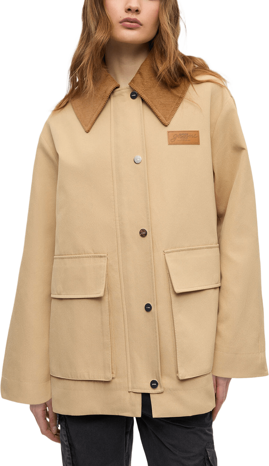 Heavy Twill Midi Jacket