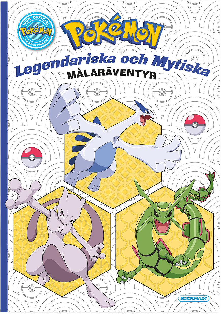 Målarbok, Pokemon, från POKEMON.