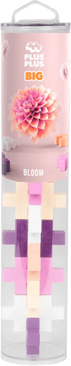 BIG Bloom Färgmix - 15 stk, från PLUS PLUS, i färgen Pink.