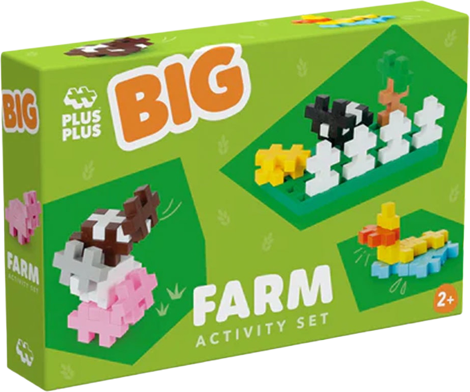 BIG Aktivitetsset - Bondgård, från PLUS PLUS, i färgen Multicolor.