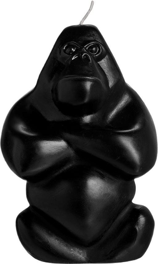 Gabba Gabba Ljus H 115mm, från Kosta Boda, i färgen Black.