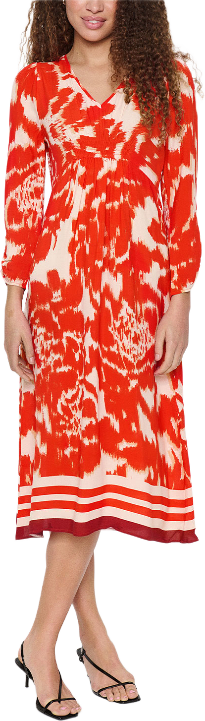 Khloe SZ Dress, från Saint Tropez, i färgen Poinciana Water Blooms.